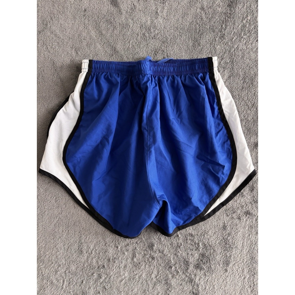 Nike Dri Fit Running Shorts Womens XS Blue Athletic Gym Lightweight Swoosh Pool - Picture 6 of 12